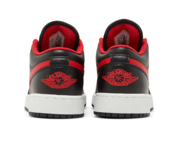 GS Nike Air Jordan 1 Low (Black/Fire Red)