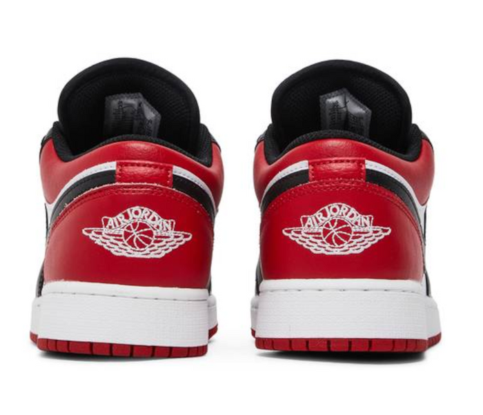 GS Nike Air Jordan 1 Low (Bred Toe)