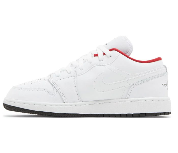 GS Nike Air Jordan 1 Low (White/Red)