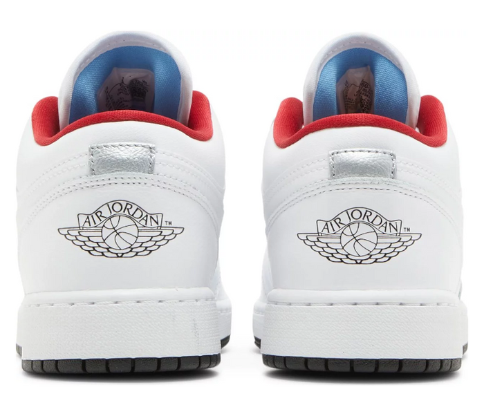 GS Nike Air Jordan 1 Low (White/Red)