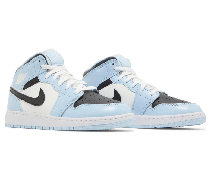 GS Nike Air Jordan 1 Mid (Ice Blue)