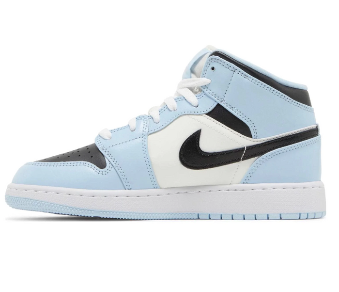 GS Nike Air Jordan 1 Mid (Ice Blue)