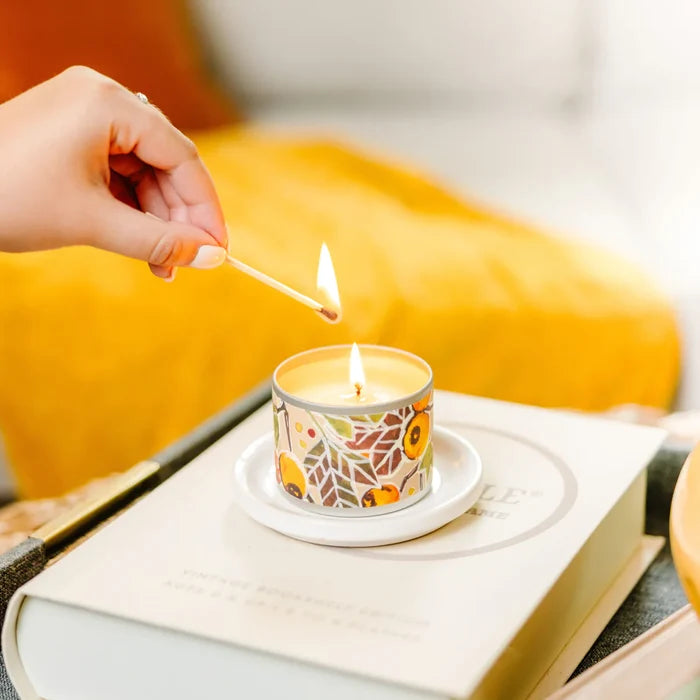 Harvest Gold Tin Candle