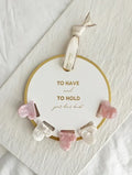 Heart Acetate Clip Set - Bridesmaid Gift - Giftware - Honey Fawn