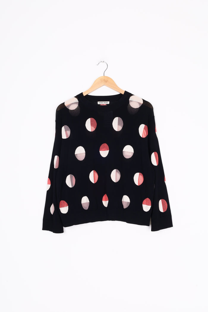 Henrik Vibskov Womens Black Jumper Size M