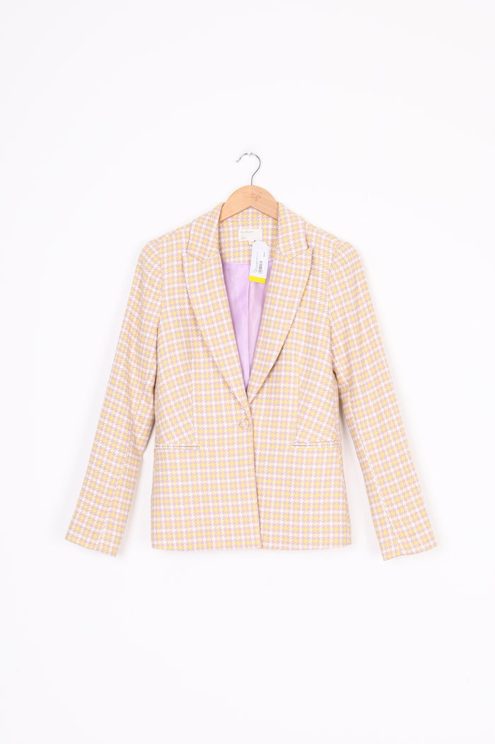 Hi There from Karen Walker Womens Yellow Blazer Size 8