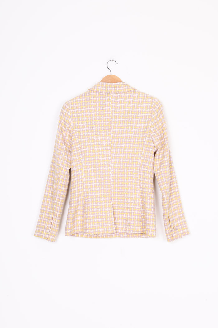 Hi There from Karen Walker Womens Yellow Blazer Size 8