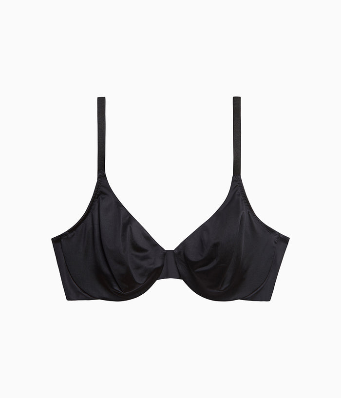 Inner Sheen Underwire Bra: Black