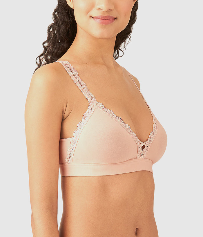 Innocence Bralette: Rose Smoke