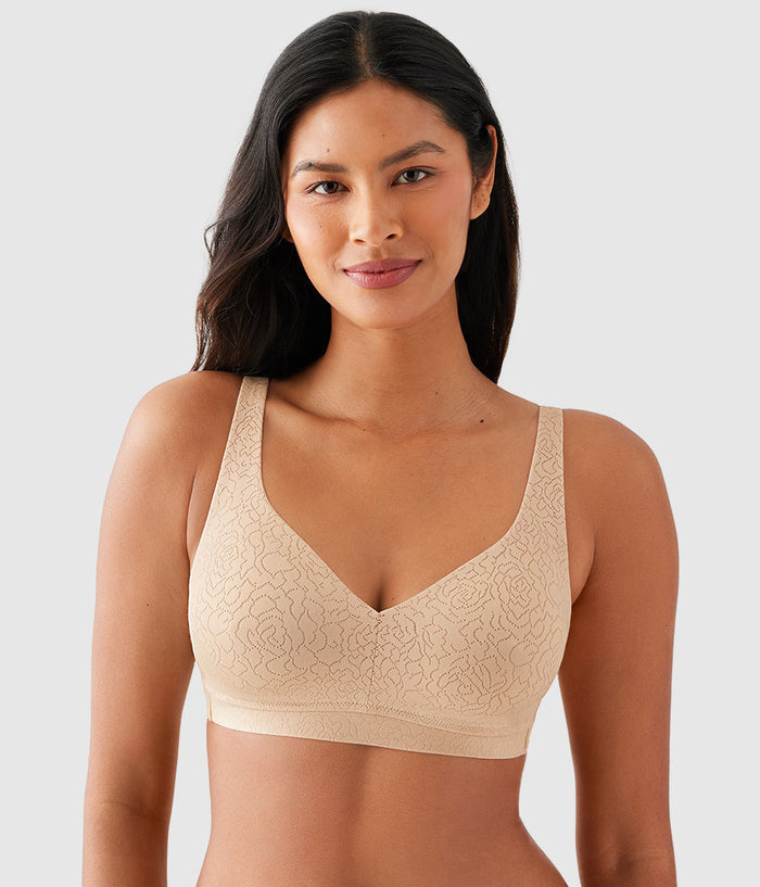 Inside Job™  Wire Free Bra: Sand