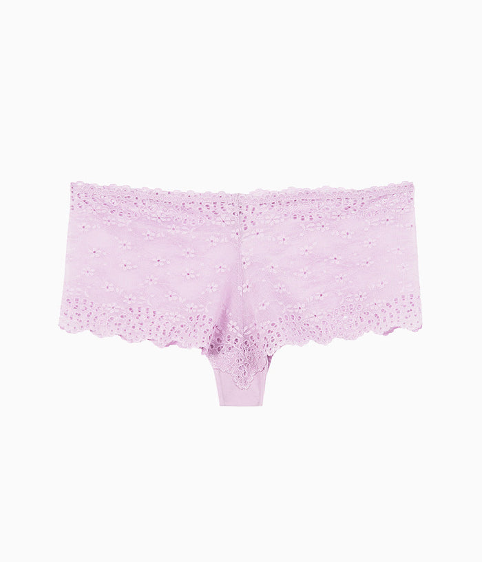 Inspired Eyelet Boyshort: Lavender Herb