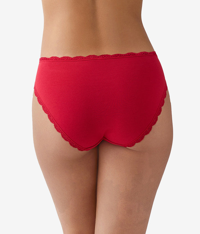 Inspired Eyelet Hi-Leg: Chili Pepper Red