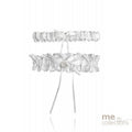 Ivory Garter With Satin And Heart - Double Set - Giftware - ME Collections