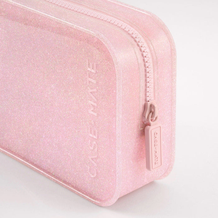 Jelly Makeup Bag | Ballet Pink Twinkle
