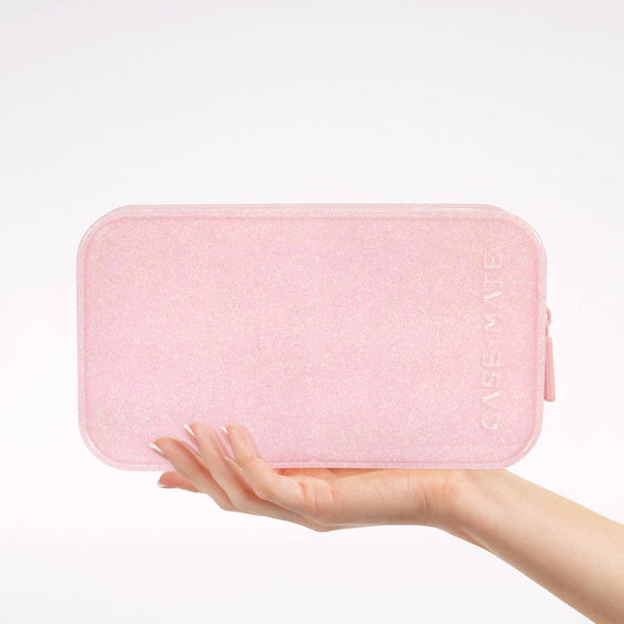 Jelly Makeup Bag | Ballet Pink Twinkle