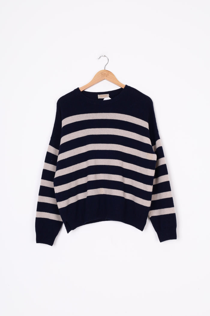 John Smedley Mens Blue Jumper Size S