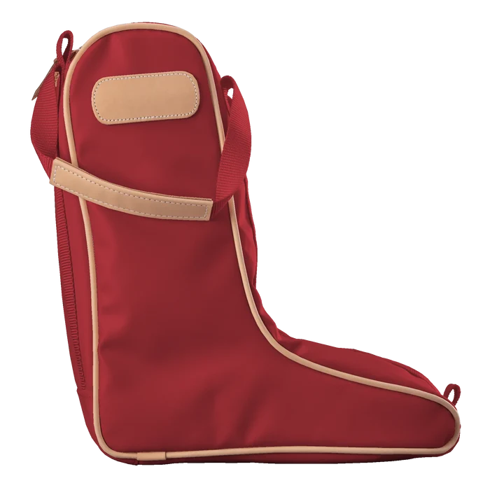 Jon Hart Boot Bag | Red Coated Canvas
