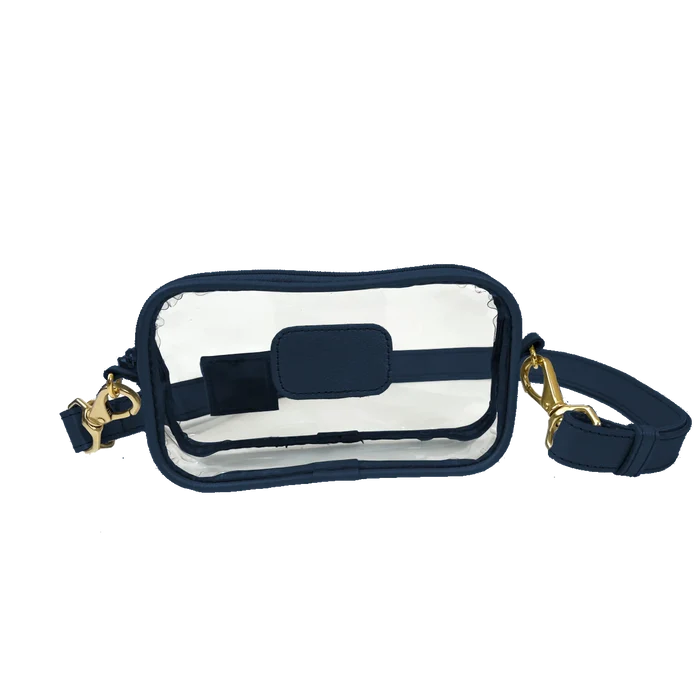 Jon Hart Clear Crosslet | Navy Leather