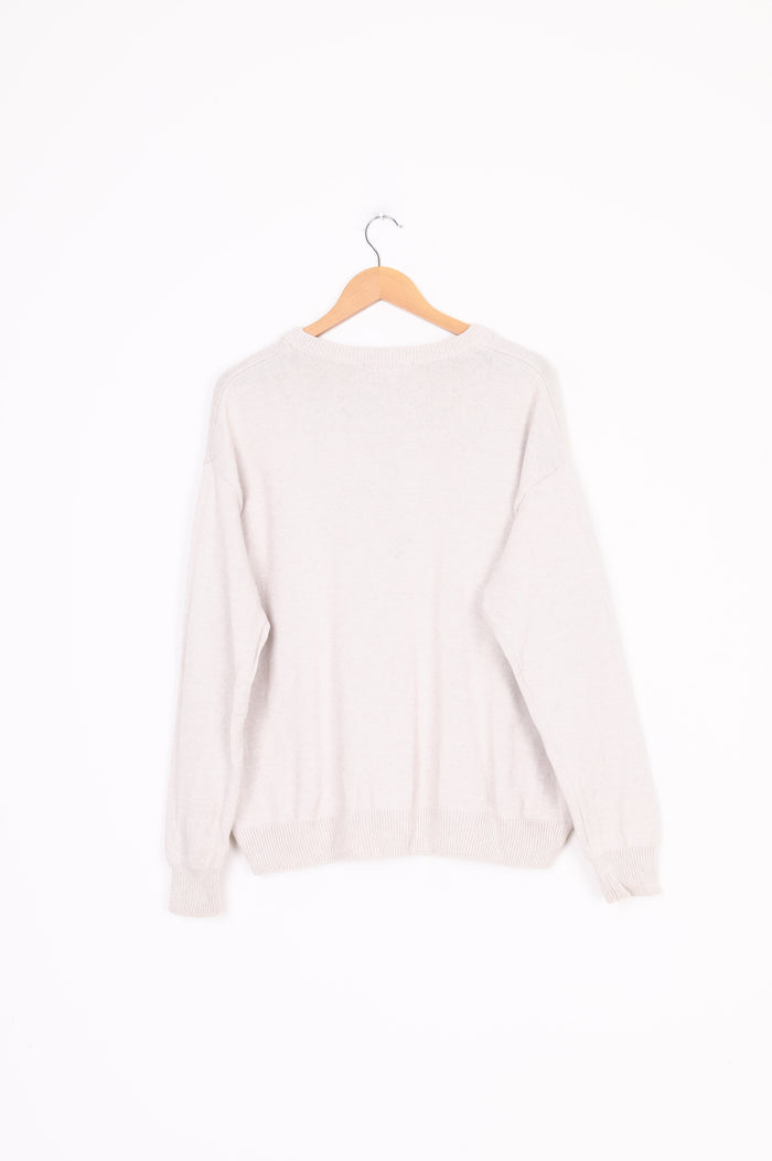 Juliette Hogan Womens Cream Jumper Size M
