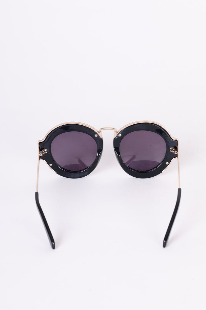 Karen Walker Womens Black Sunglasses Size O/S