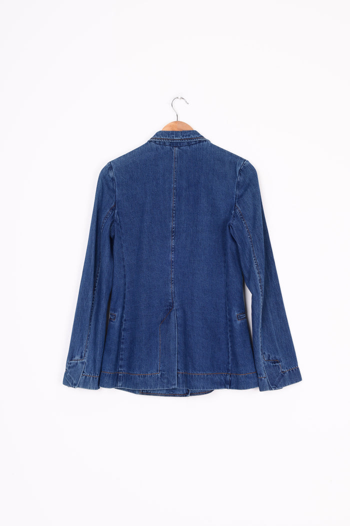 Karen Walker Womens Blue Blazer Size 6