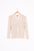 Kate Sylvester Womens Beige Cardigan Size 8