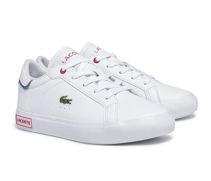 Kids Lacoste Powercourt 0722 2 SUC (White/Pink)