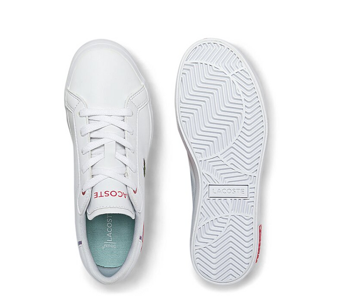 Kids Lacoste Powercourt 0722 2 SUC (White/Pink)