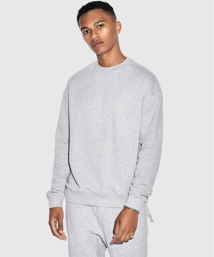 Ksubi 4x4 Biggie Crew (Light Grey Marl)