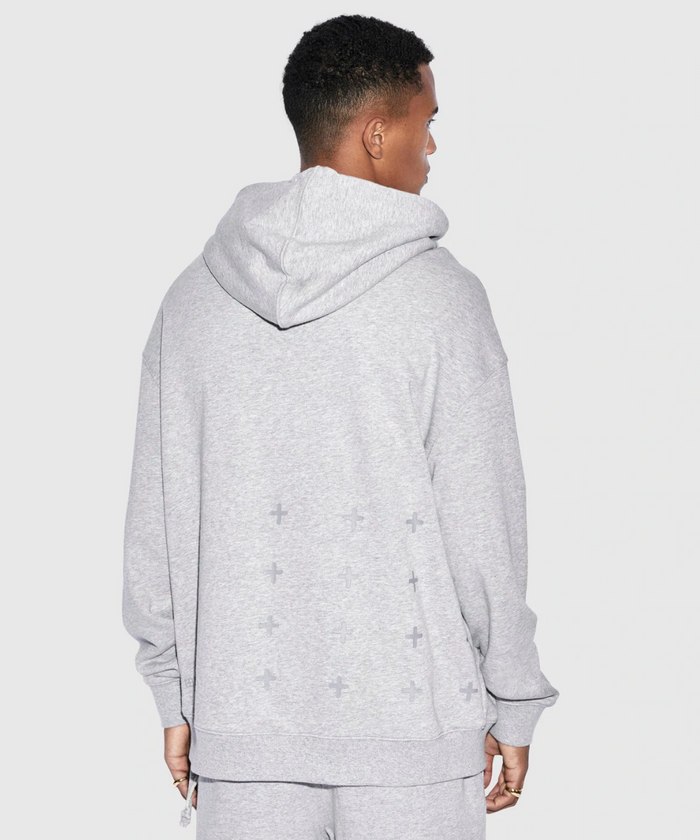 Ksubi 4x4 Biggie Hoodie (Light Grey Marl)