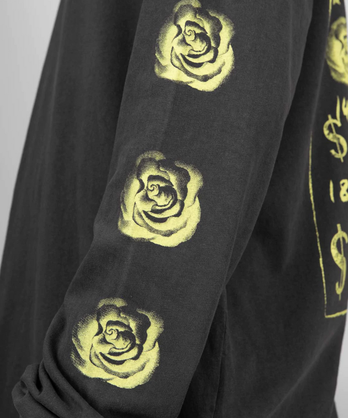 Ksubi Rose Biggie LS Tee (Faded Black)