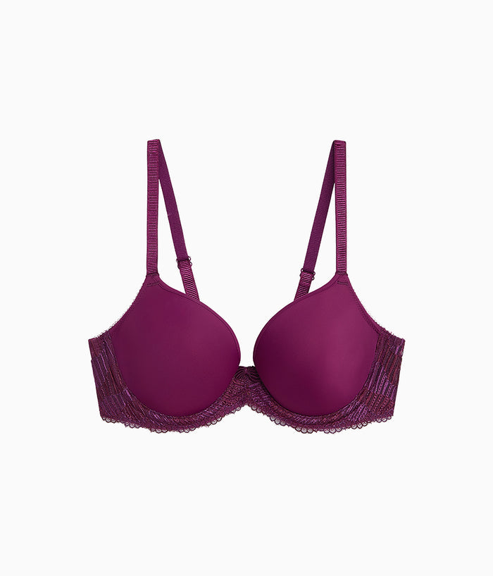 La Femme Underwire T-Shirt Bra: Winter Bloom