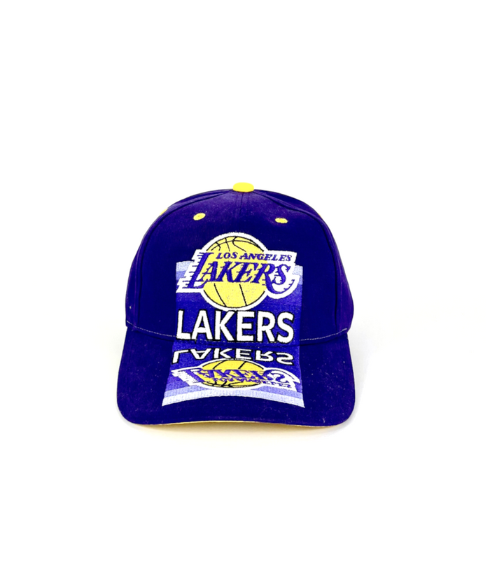 LA Lakers Mirrored Ds Snapback Hat by Mitchell & Ness