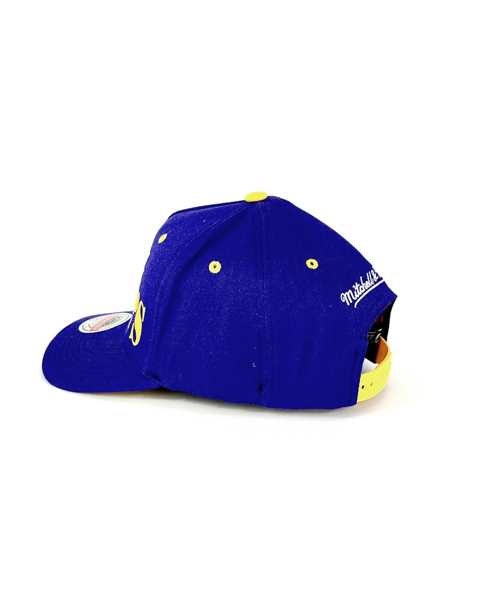 LA Lakers Team On Top Snapback Hat by Mitchell & Ness