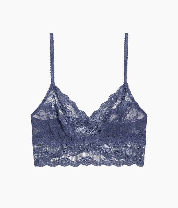Lace Kiss Bralette: Crown Blue