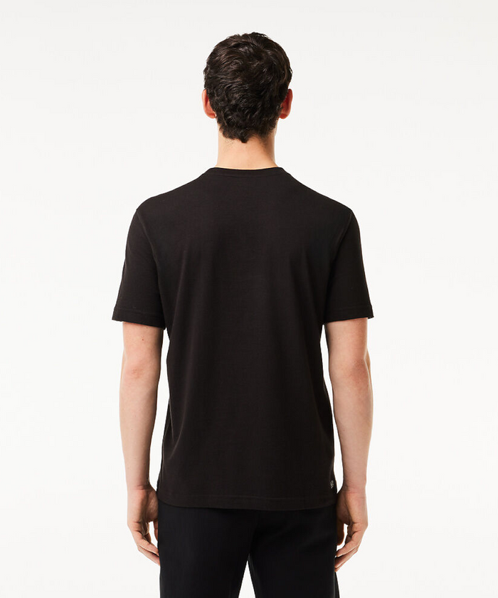 Lacoste Essentials Crew Neck Sports Tee (Black)
