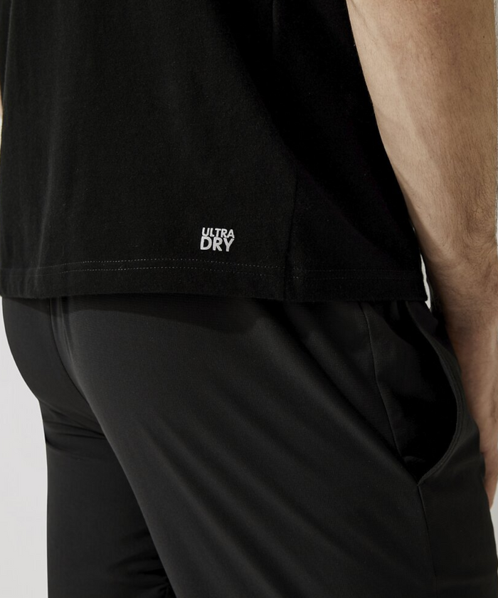 Lacoste Essentials Crew Neck Sports Tee (Black)
