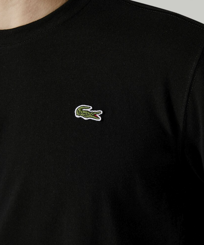 Lacoste Essentials Crew Neck Sports Tee (Black)