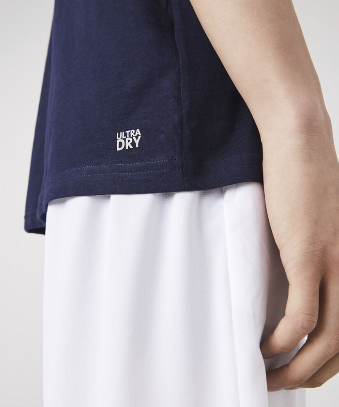 Lacoste Essentials Crew Neck Sports Tee (Navy)