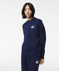 Lacoste Soft Branding Crew Neck Sweater (Navy)
