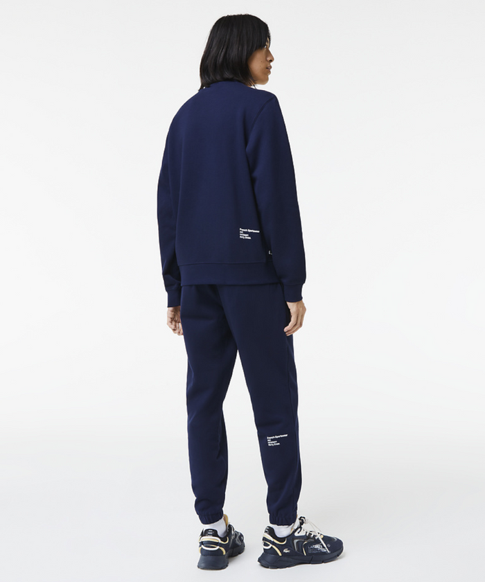 Lacoste Soft Branding Crew Neck Sweater (Navy)