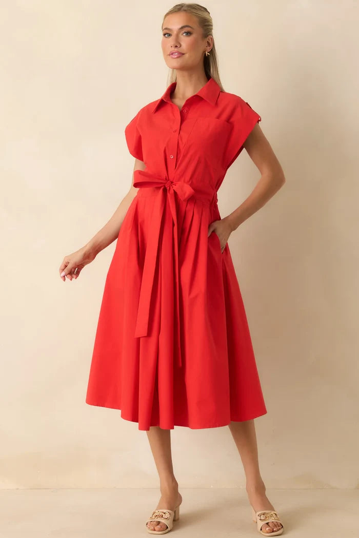 Lana Midi Dress | Very Cherry