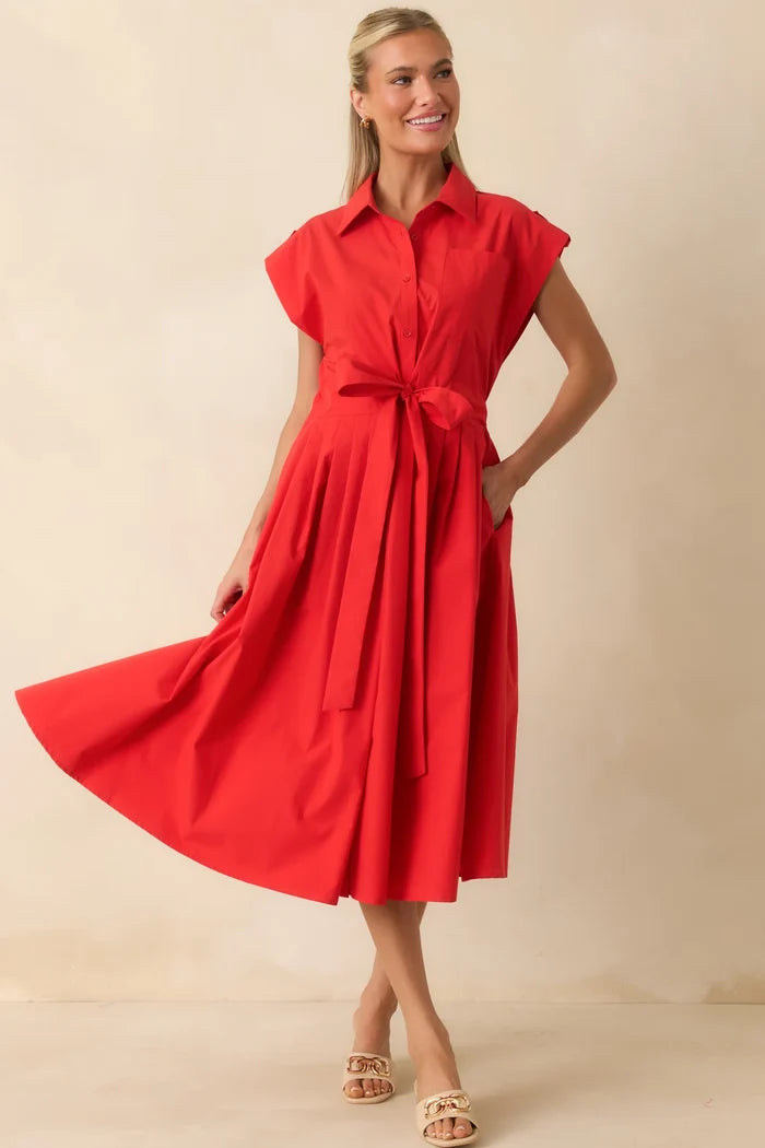 Lana Midi Dress | Very Cherry