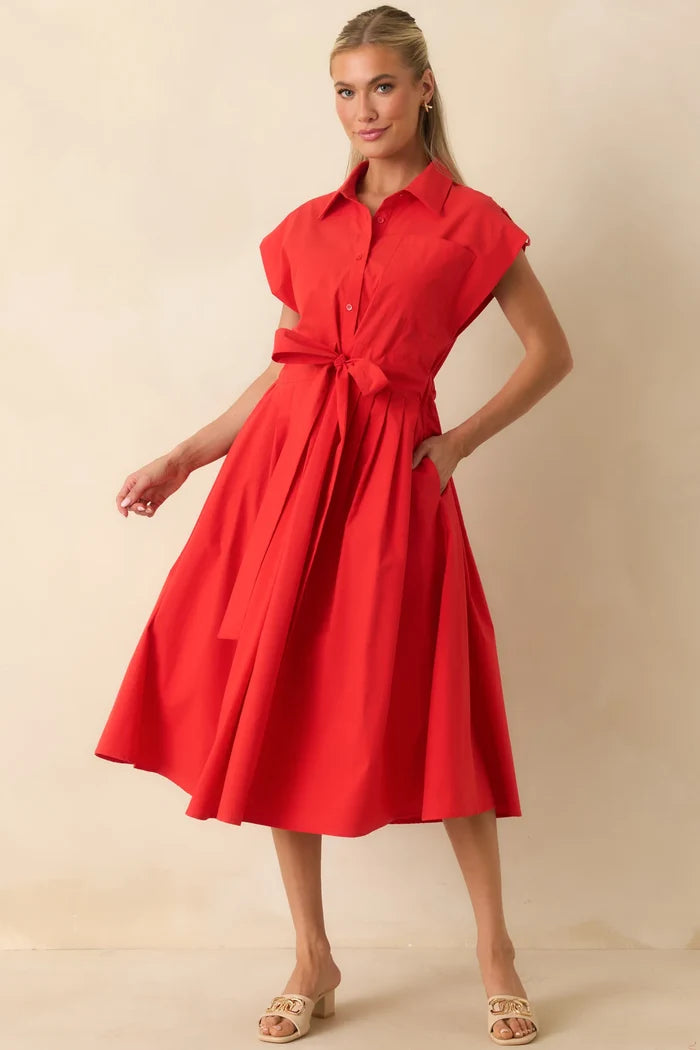 Lana Midi Dress | Very Cherry