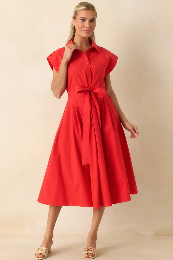 Lana Midi Dress | Very Cherry