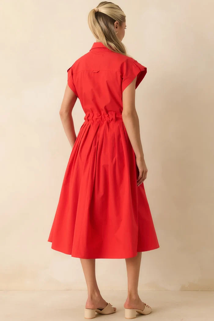 Lana Midi Dress | Very Cherry
