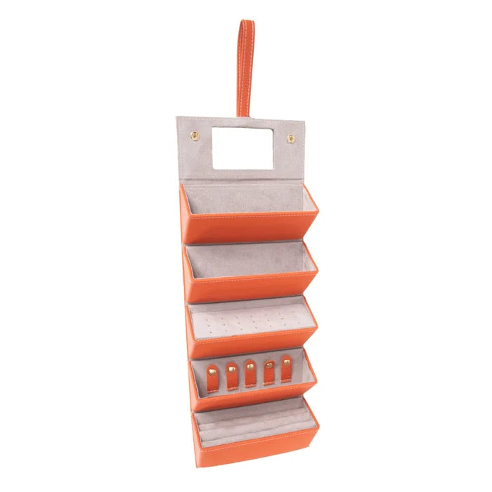 Leah 5 Eyewear & Jewelry Case Orange