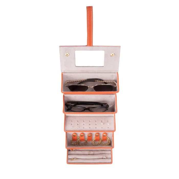 Leah 5 Eyewear & Jewelry Case Orange