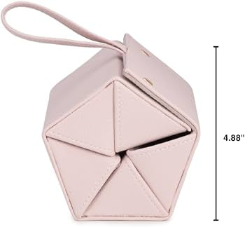 Leah 5 Eyewear& Jewelry Case Pale Pink