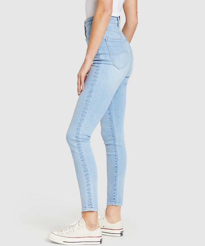 Lee Hi-Licks Crop Jeans (Strike a Chord Blue)